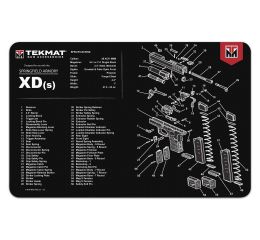 TekMat Springfield XD(m) rubber cleaning mat