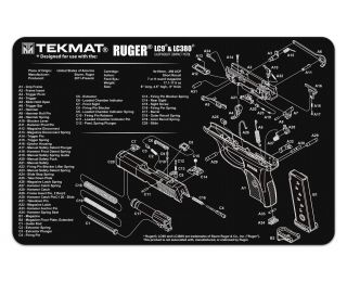 TekMat Springfield Armory XDs flexible cleaning mat