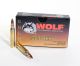.223 ammo Wolf Gold 55 grain FMJ bullets